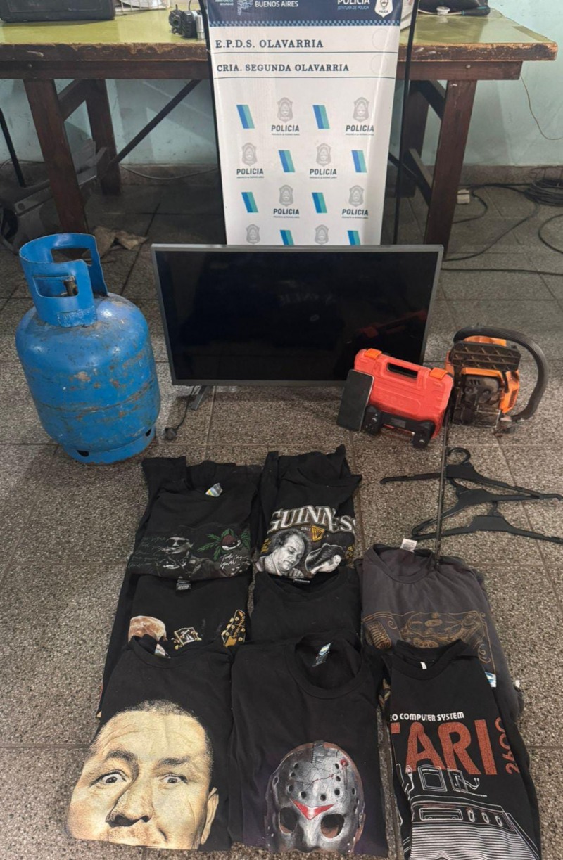 Por un robo y dos hurtos, allanamiento y un imputado